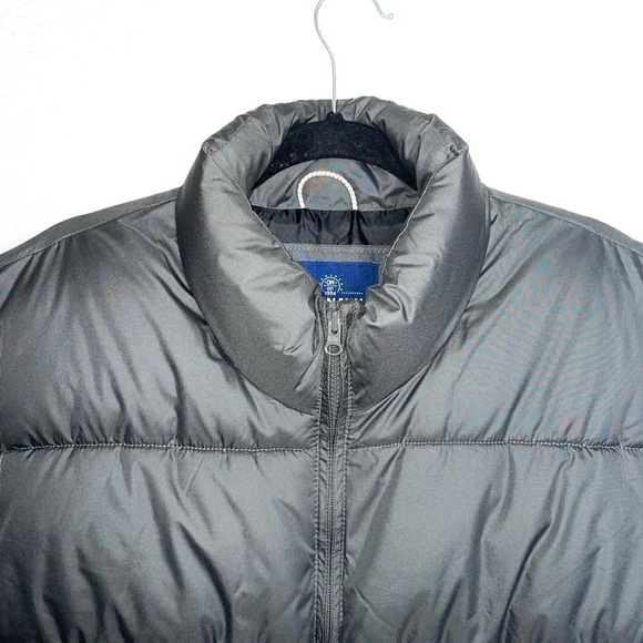Old Navy Frost Free Stainless Dark Gray Collared Puffer Vest Xlarge Men’s - Picture 2 of 10